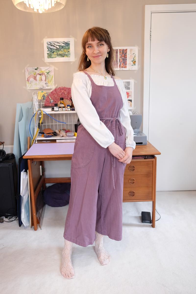 Purple Overalls