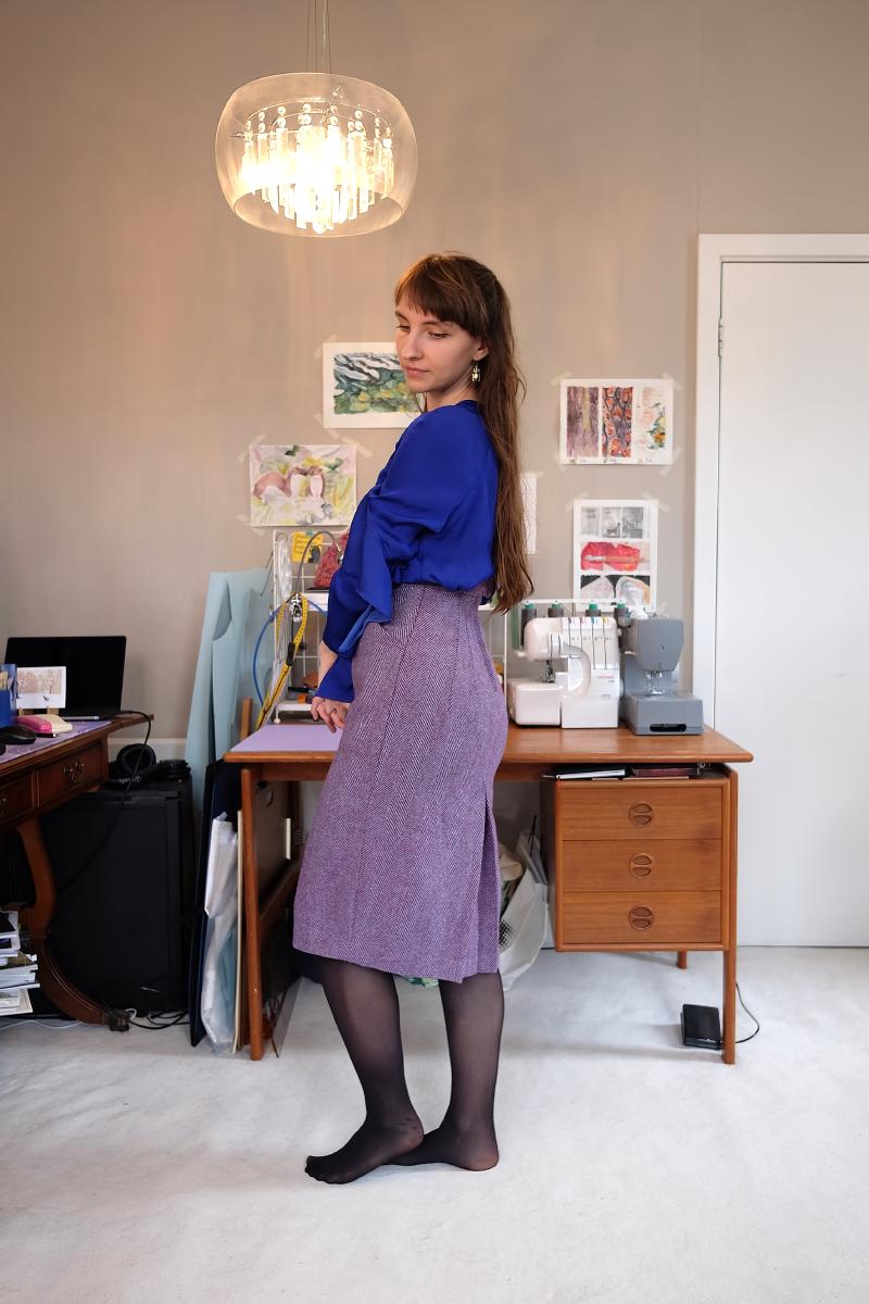 Tweed Pencil Skirt